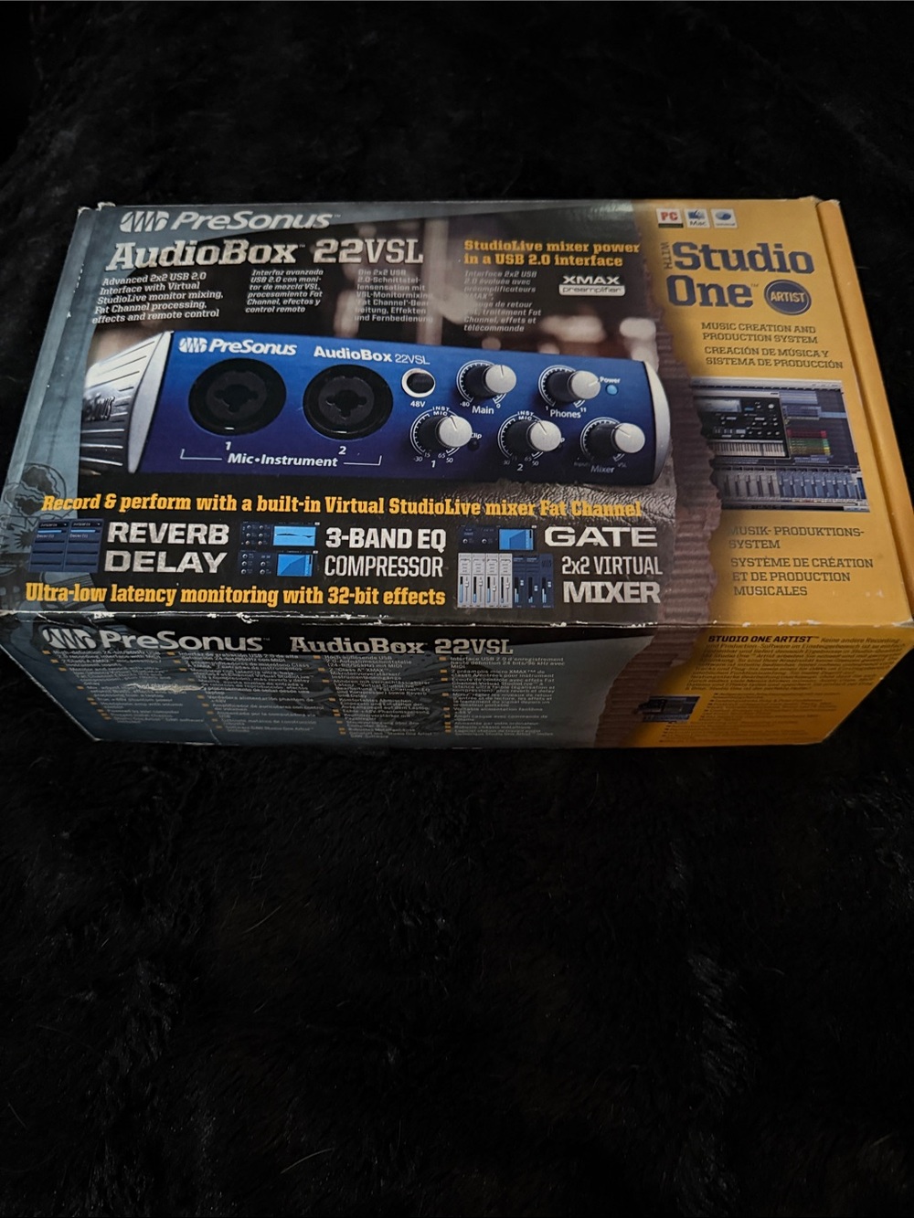 PreSonus AudioBox 22VSL USB Audio Interface - Blue